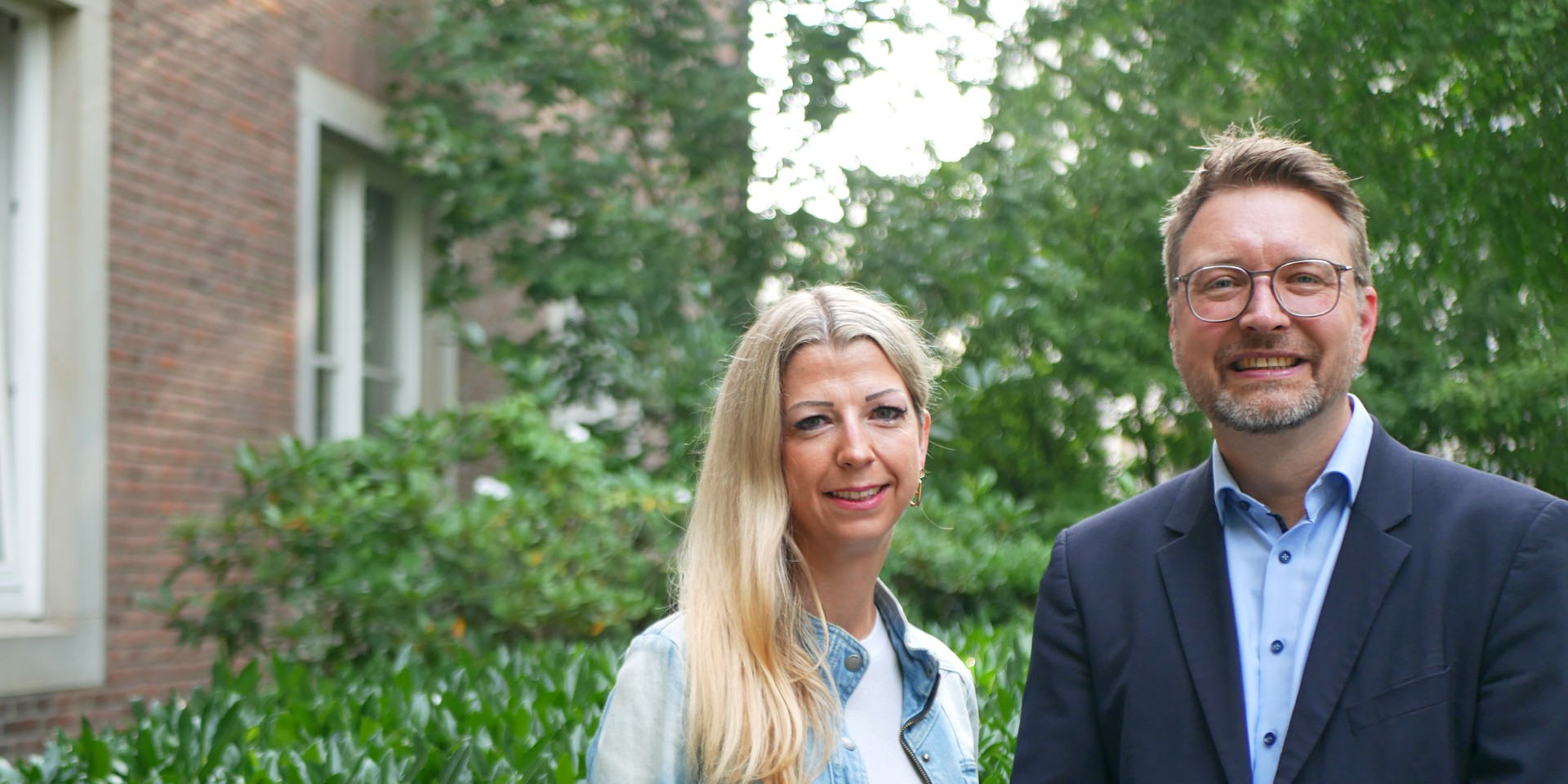 Foto von Kristina Klare & Friederich Stratmann, LWL-Sachbereichs- und Referatsleitung